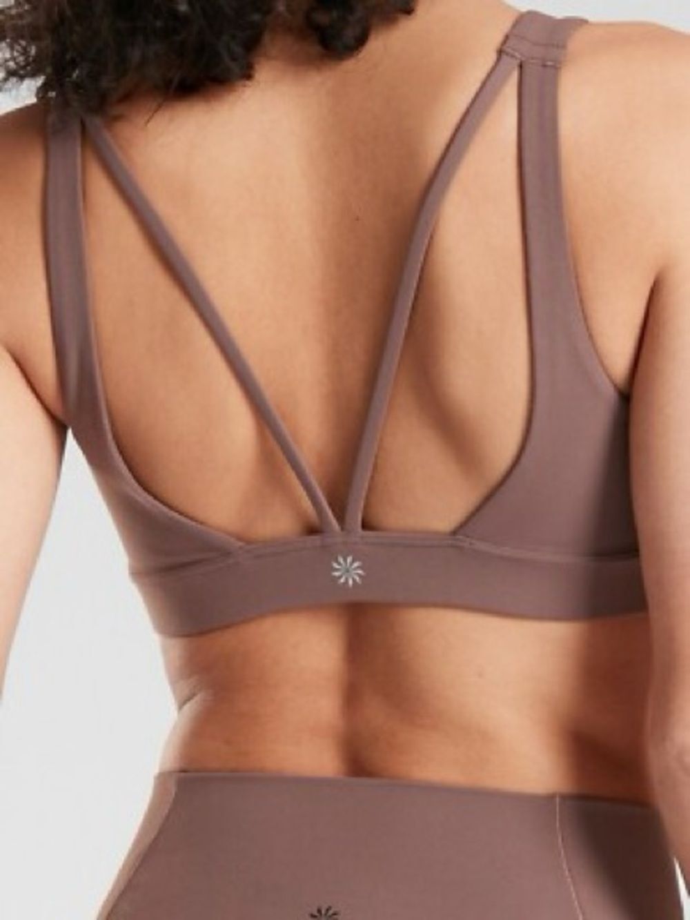 Athleta | Scoop Neck Bralette - Brown Size L